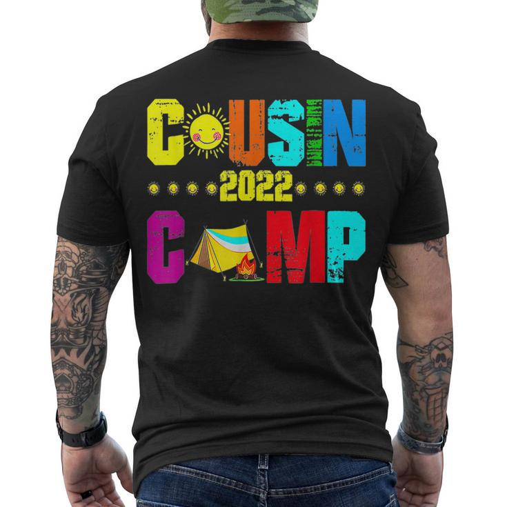 Cousin Camp 2022 Family Camping Summer Vacation Crew V2 Men's T-shirt Back Print