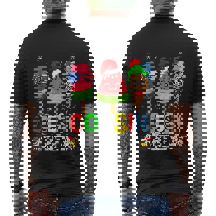 Cousin Crew Christmas In July Squad Pajamas Matching Family Men's Crewneck Short Sleeve Back Print T-shirt
