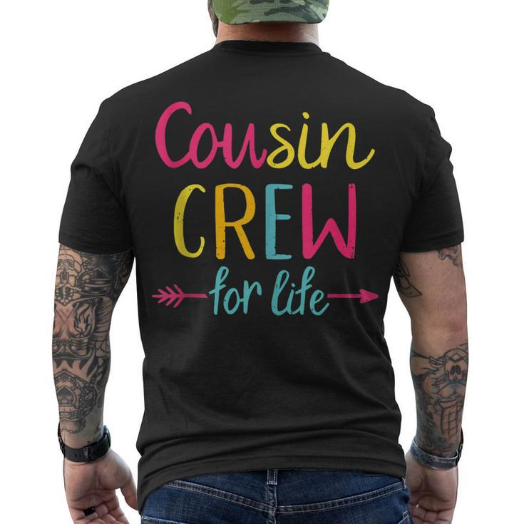 Cousin Crew For Life Family Matching Adult N Kids Men's T-shirt Back Print