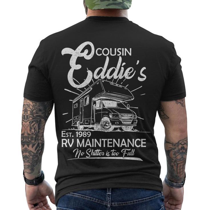 Cousin Eddies Rv Maintenance No Shitter Is Too Full Men's Crewneck Short Sleeve Back Print T-shirt