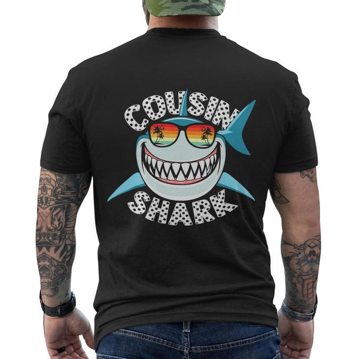 Cousin Shark Sea Animal Underwater Shark Lover Men's Crewneck Short Sleeve Back Print T-shirt