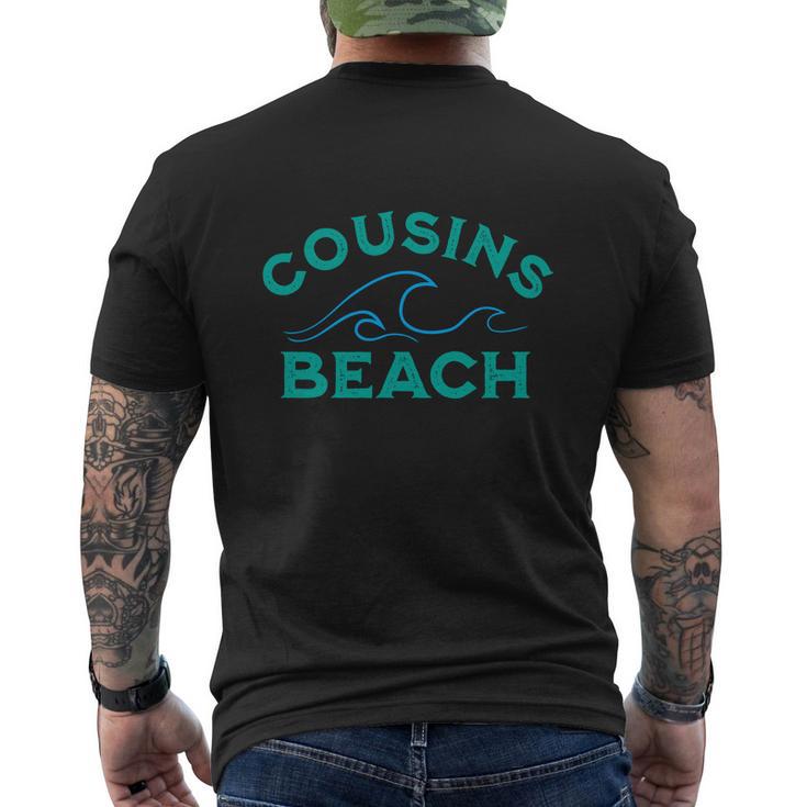 Cousins Beach North Carolina Cousin Beach V6 Men's Crewneck Short Sleeve Back Print T-shirt