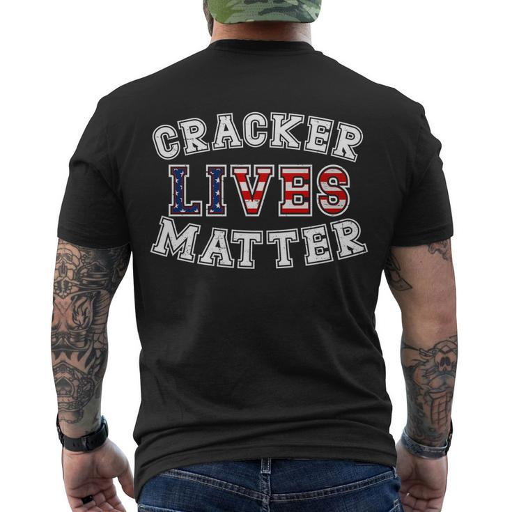 Cracker Lives Matter Tshirt Men's Crewneck Short Sleeve Back Print T-shirt