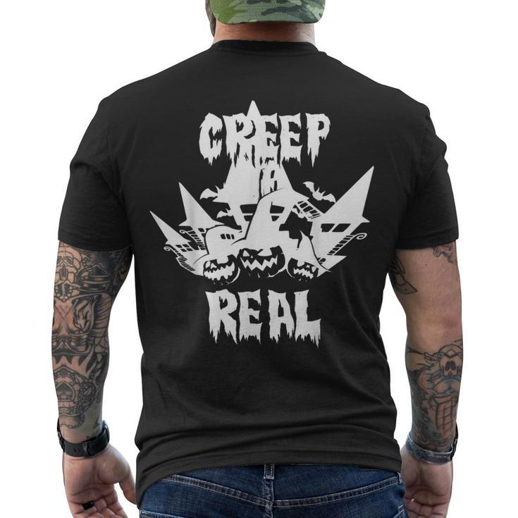 Creep It Real Halloween Costume Men's T-shirt Back Print