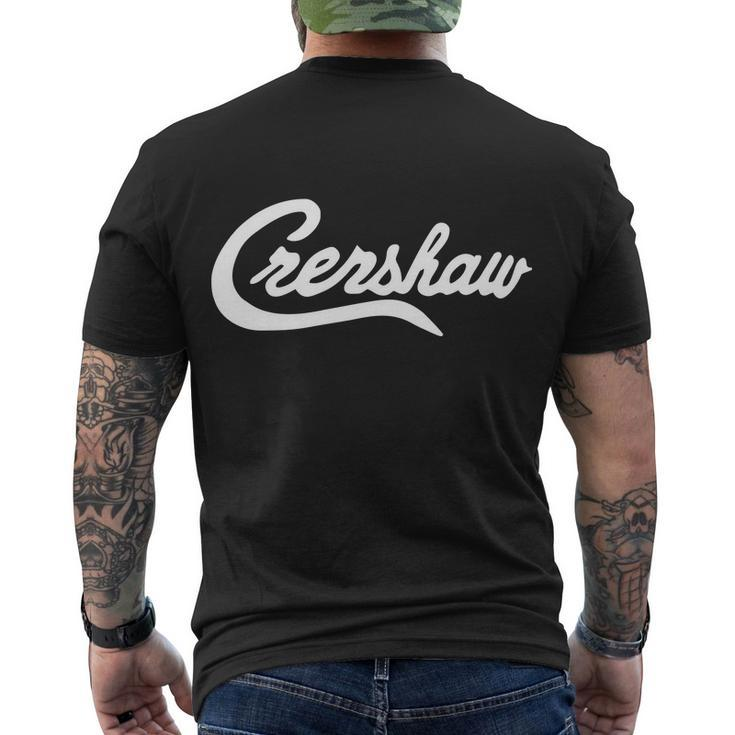 Crenshaw California Tshirt Men's Crewneck Short Sleeve Back Print T-shirt