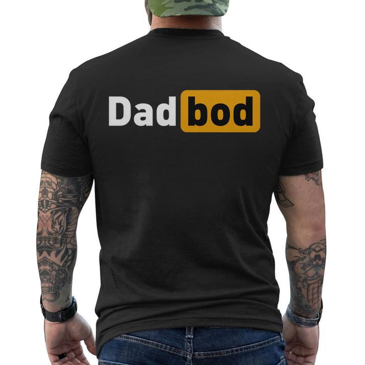 Dad Bod Classic Style Father’S Day Shirt Daddy Tshirt Men's Crewneck Short Sleeve Back Print T-shirt