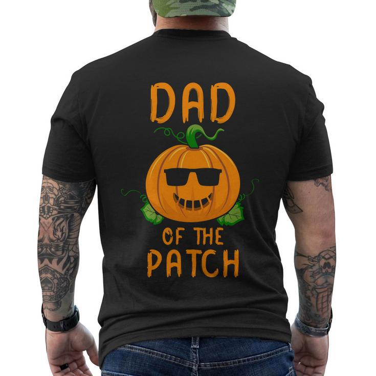 Dad Of The Patch Pumpkin Halloween Quote Men's Crewneck Short Sleeve Back Print T-shirt