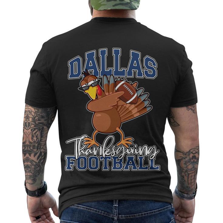 Dallas Thanksgiving Football Fan Tshirt Men's Crewneck Short Sleeve Back Print T-shirt