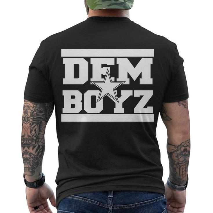 Dem Boyz Boys Dallas Texas Star Fan Pride Men's Crewneck Short Sleeve Back Print T-shirt