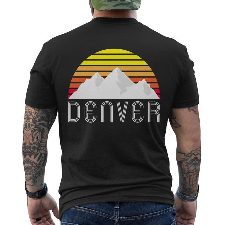 Denver V2 Men's Crewneck Short Sleeve Back Print T-shirt