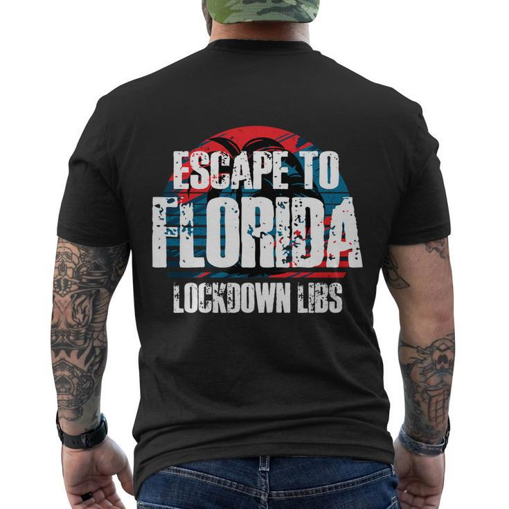 Desantis Escape To Florida Gift V2 Men's Crewneck Short Sleeve Back Print T-shirt