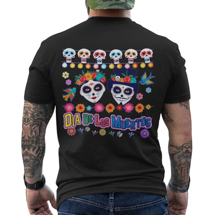 Dia De Los Muertos  Day Of The Dead Tshirt Men's Crewneck Short Sleeve Back Print T-shirt