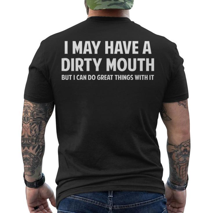 Dirty Mouth Men's Crewneck Short Sleeve Back Print T-shirt