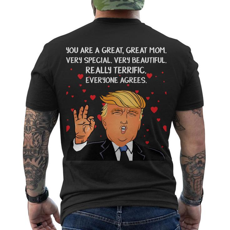 Donald Trump Mother-S Day Tshirt Men's Crewneck Short Sleeve Back Print T-shirt