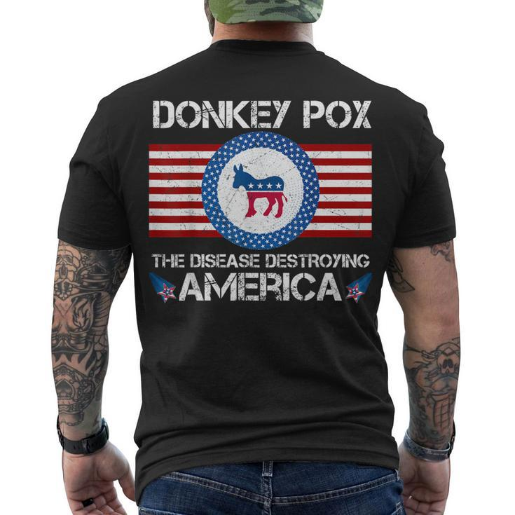 Donkey Pox The Disease Destroying America Men's T-shirt Back Print