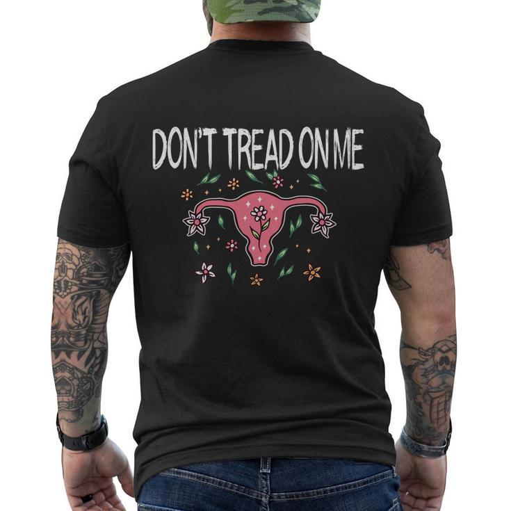Don’T Tread On Me Uterus Gift V2 Men's Crewneck Short Sleeve Back Print T-shirt