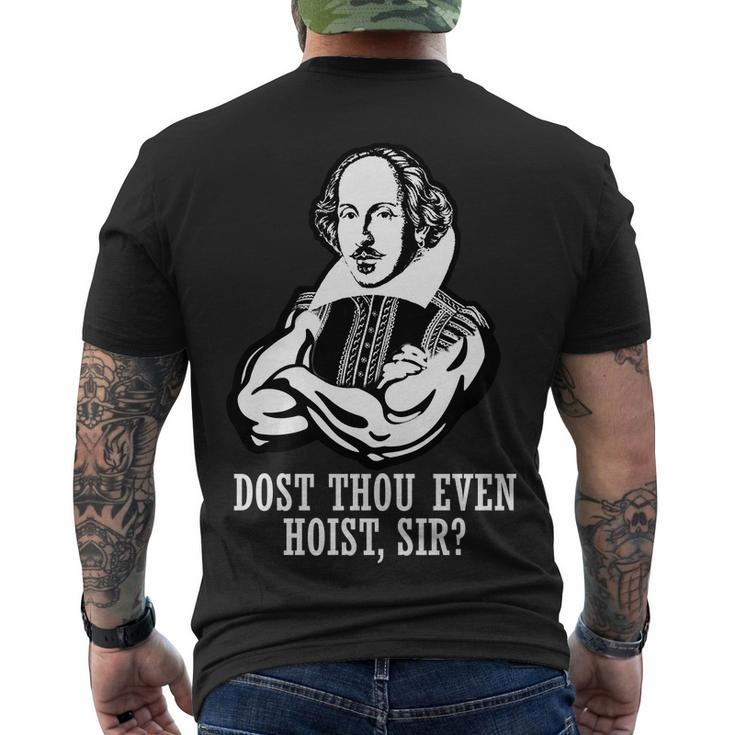 Dost Thou Even Hoist Sir Tshirt Men's Crewneck Short Sleeve Back Print T-shirt