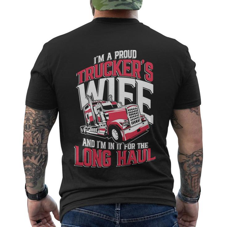 Drop Loads Gift Trucker Semi Truck Driver Big Rig Trucking Cute Gift Men's Crewneck Short Sleeve Back Print T-shirt