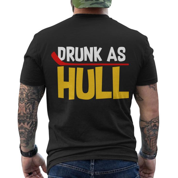 Drunk As Hull Men's Crewneck Short Sleeve Back Print T-shirt