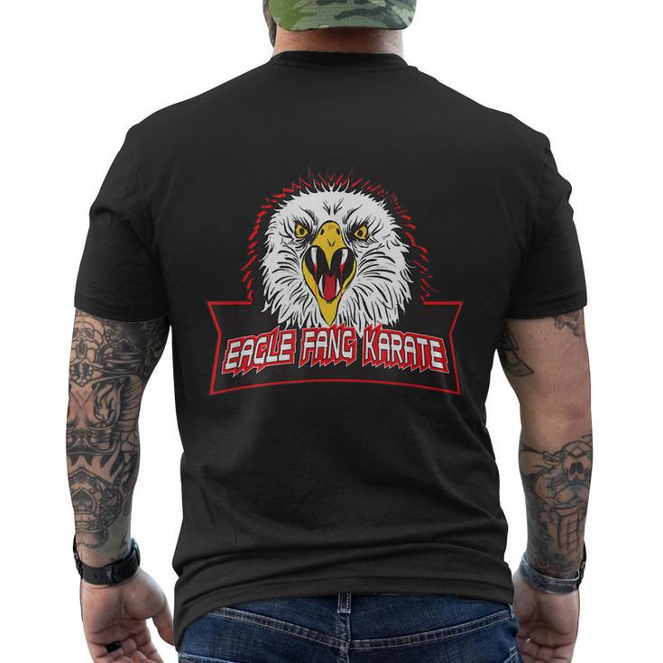 Eagle Fang Logo Men's Crewneck Short Sleeve Back Print T-shirt