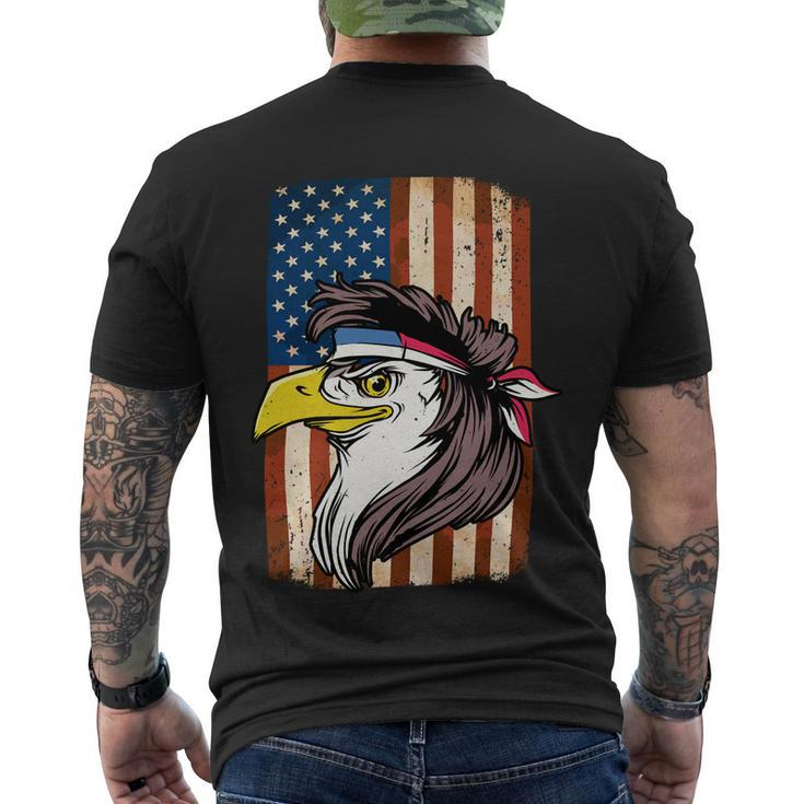 Eagle Mullet Usa American Flag Merica 4Th Of July Meaningful Gift V2 Men's Crewneck Short Sleeve Back Print T-shirt