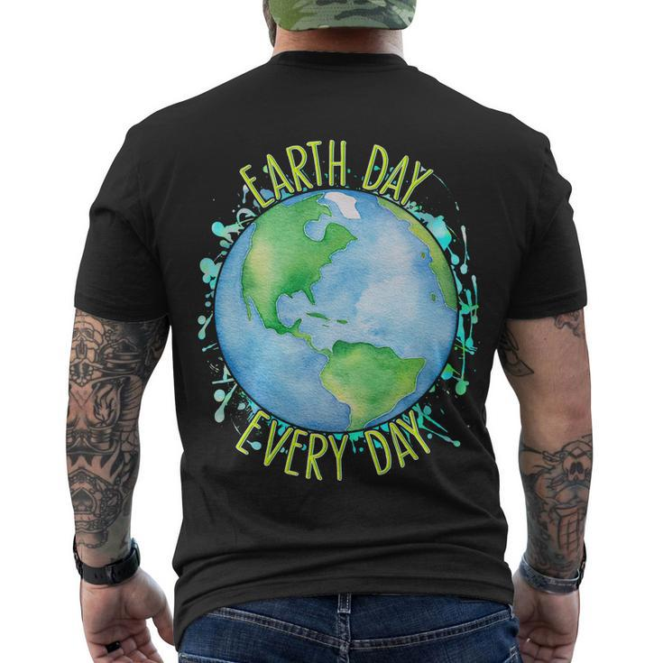 Earth Day Every Day Tshirt V3 Men's Crewneck Short Sleeve Back Print T-shirt
