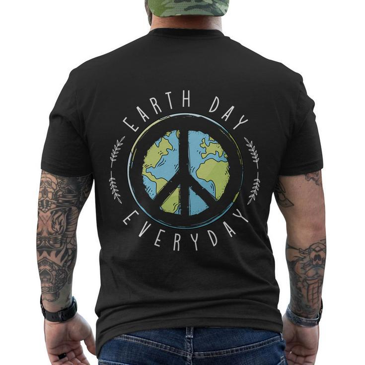 Earth Day Everyday Earth Day V2 Men's Crewneck Short Sleeve Back Print T-shirt