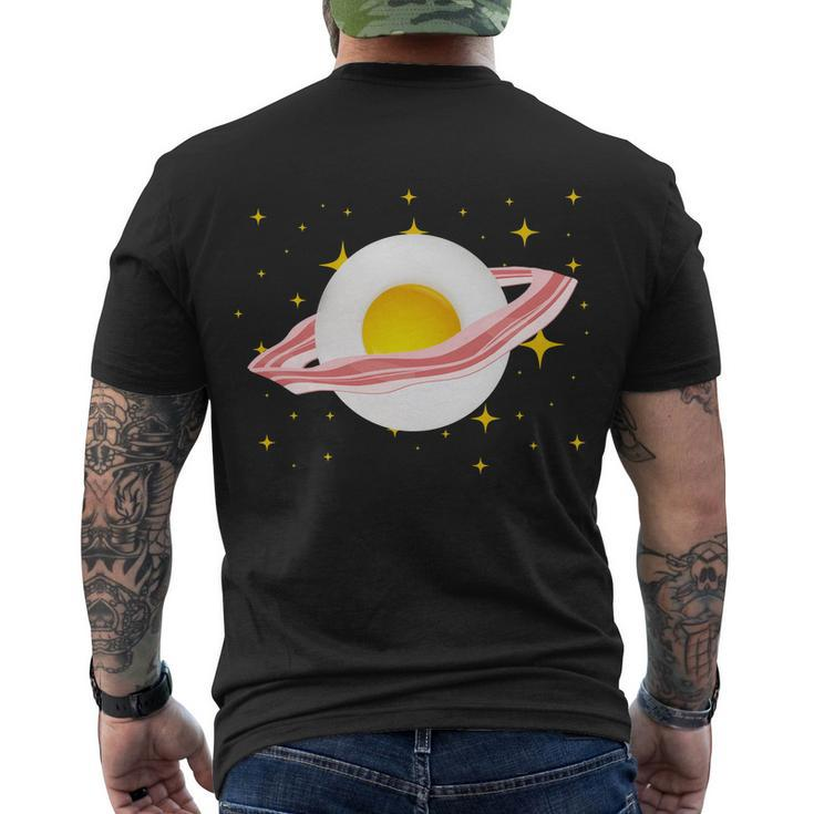 Egg Bacon Planet Men's Crewneck Short Sleeve Back Print T-shirt