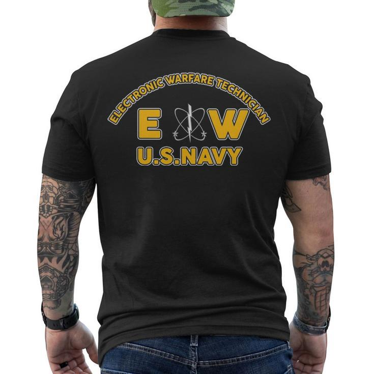 Electronic Warfare Technician Ew Men's Crewneck Short Sleeve Back Print T-shirt