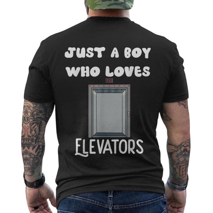 Elevator Boys Ride The Elevator Boys Elevator Men's Crewneck Short Sleeve Back Print T-shirt