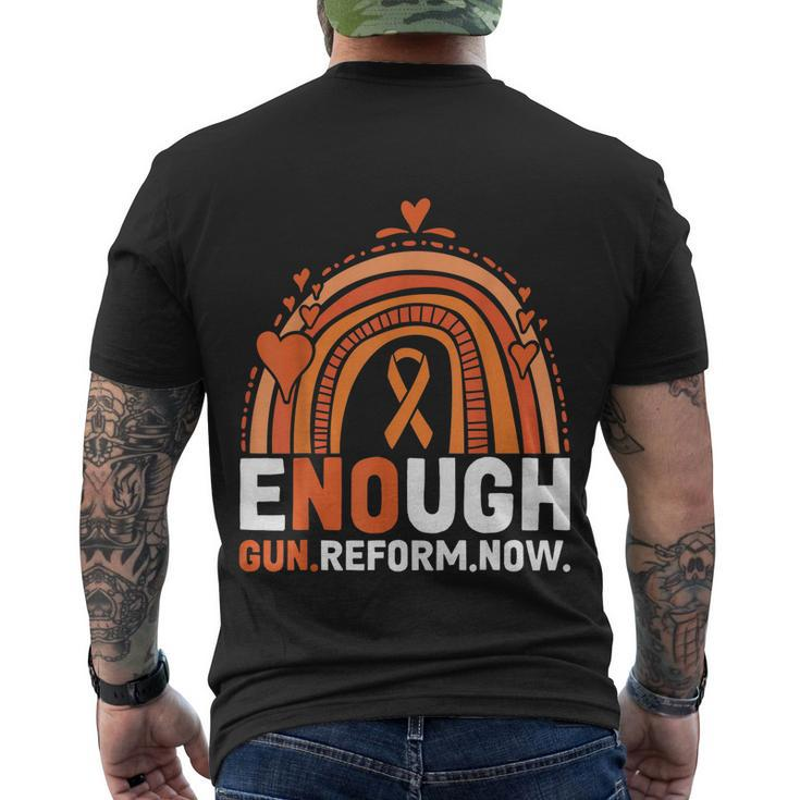End Gun Violence Wear Orange V2 Men's Crewneck Short Sleeve Back Print T-shirt
