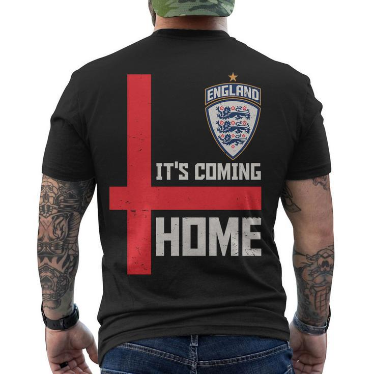 England Its Coming Home Soccer Jersey Futbol Men's Crewneck Short Sleeve Back Print T-shirt
