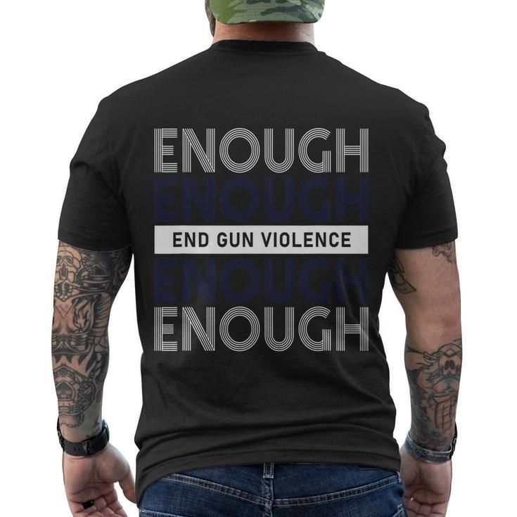 Enough End Gun Violence Wear Orange Enough Gun Design Tshirt Men's Crewneck Short Sleeve Back Print T-shirt