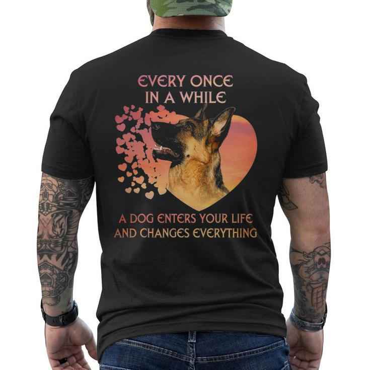 Every Once In A While A Dutch Shepherd Enters You Life Men's Back Print T-shirt