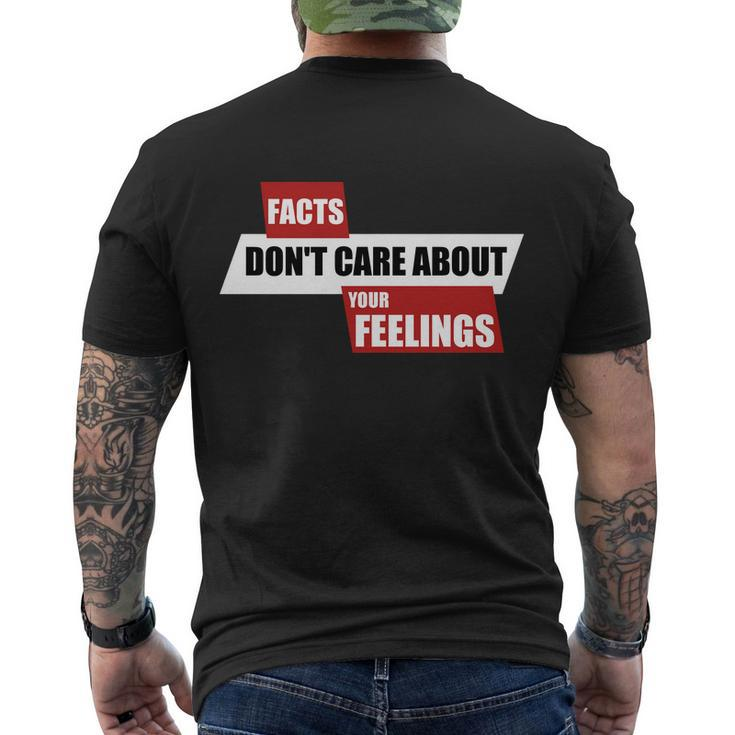 Facts Dont Care About Your Feelings Ben Shapiro Show Tshirt Men's Crewneck Short Sleeve Back Print T-shirt