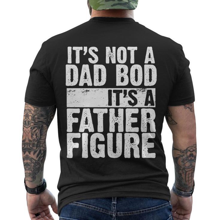 Father Figure Dad Bod Funny Meme Tshirt Men's Crewneck Short Sleeve Back Print T-shirt