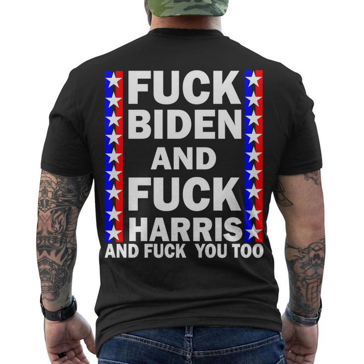 FCk Kamala Harris And F Joe Biden Tshirt Men's Crewneck Short Sleeve Back Print T-shirt