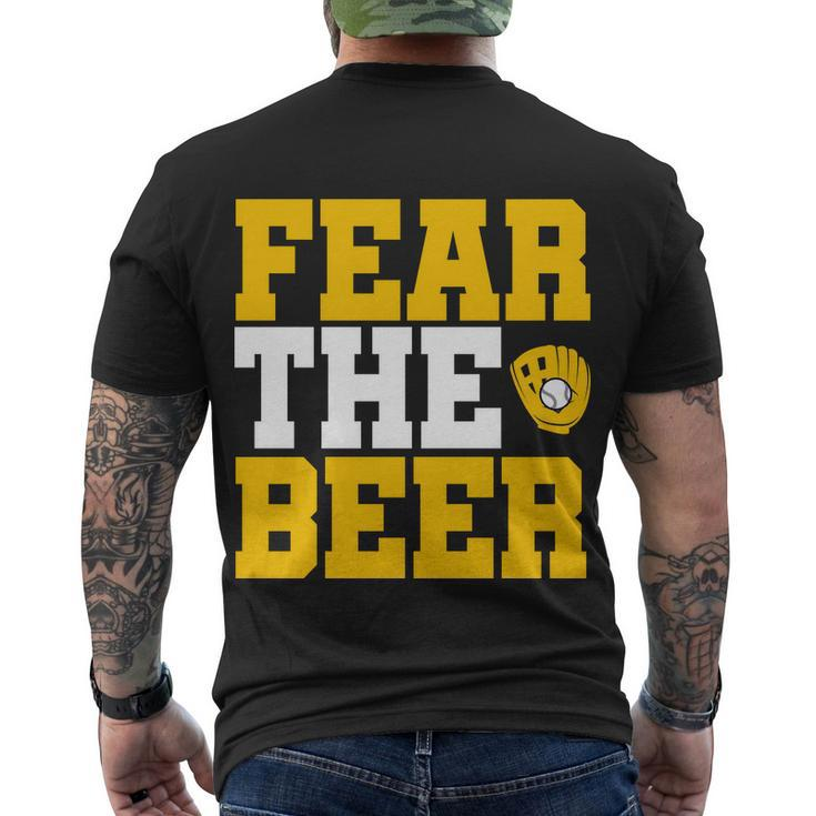 Fear The Beer Milwaukee Baseball Tshirt Men's Crewneck Short Sleeve Back Print T-shirt