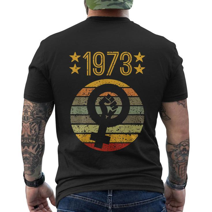 Feminist Vintage Pro Choice Roe V Wade  Men's Crewneck Short Sleeve Back Print T-shirt
