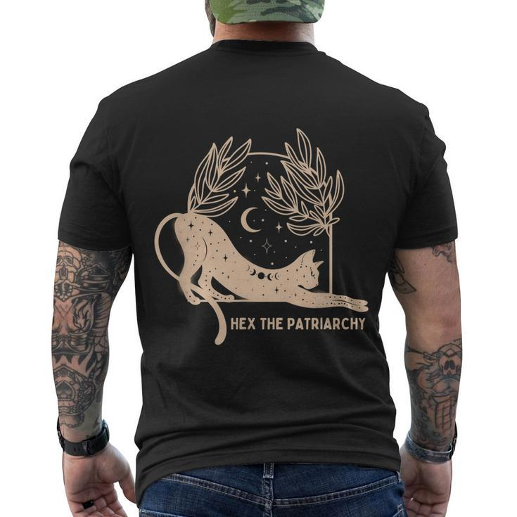 Feminist Witch Hex The Patriarchy V2 Men's Crewneck Short Sleeve Back Print T-shirt