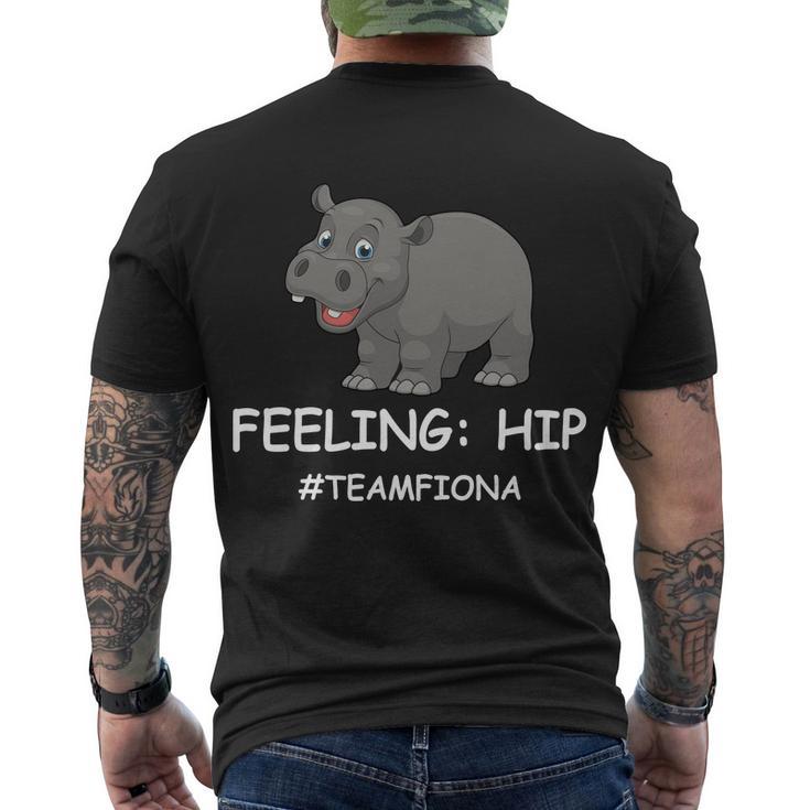 Fiona The Baby Hippo Feeling Hip Preemie Men's Crewneck Short Sleeve Back Print T-shirt