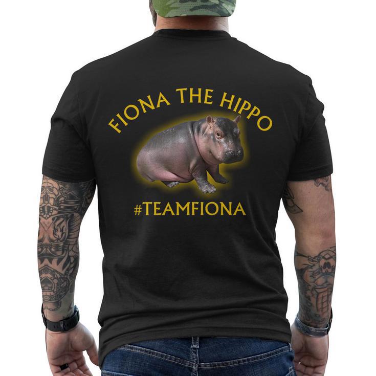 Fiona The Hippo Teamfiona Photo Men's Crewneck Short Sleeve Back Print T-shirt