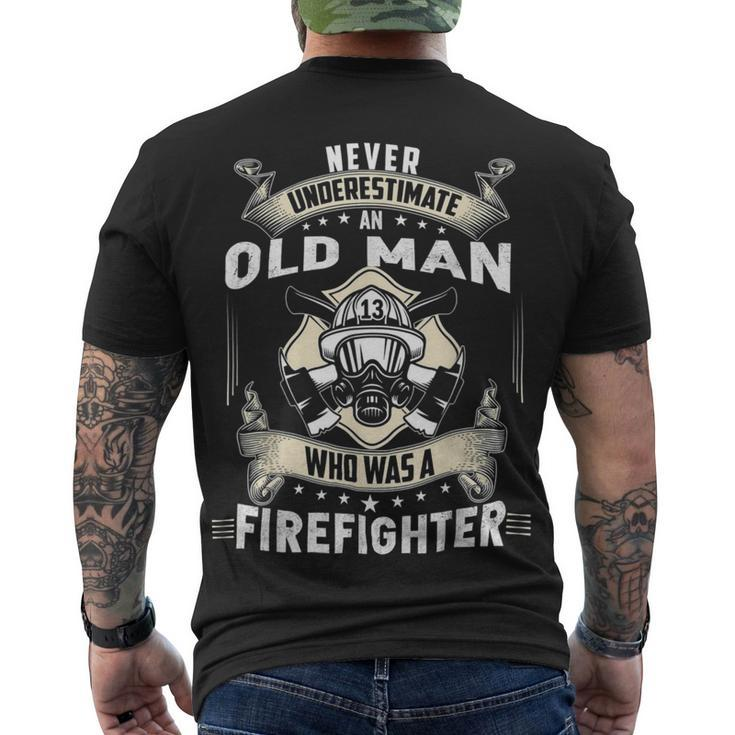 Firefighter Retired Firefighter Retired Firefighter V2 Men's T-shirt Back Print