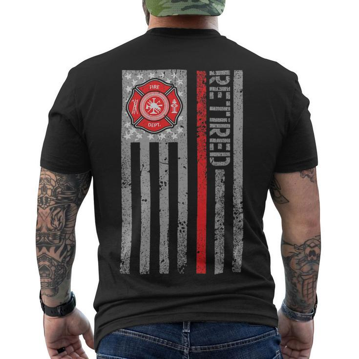 Firefighter Retirement T Shirt Retired Firefighter 2022 Cool V2 Men's T-shirt Back Print