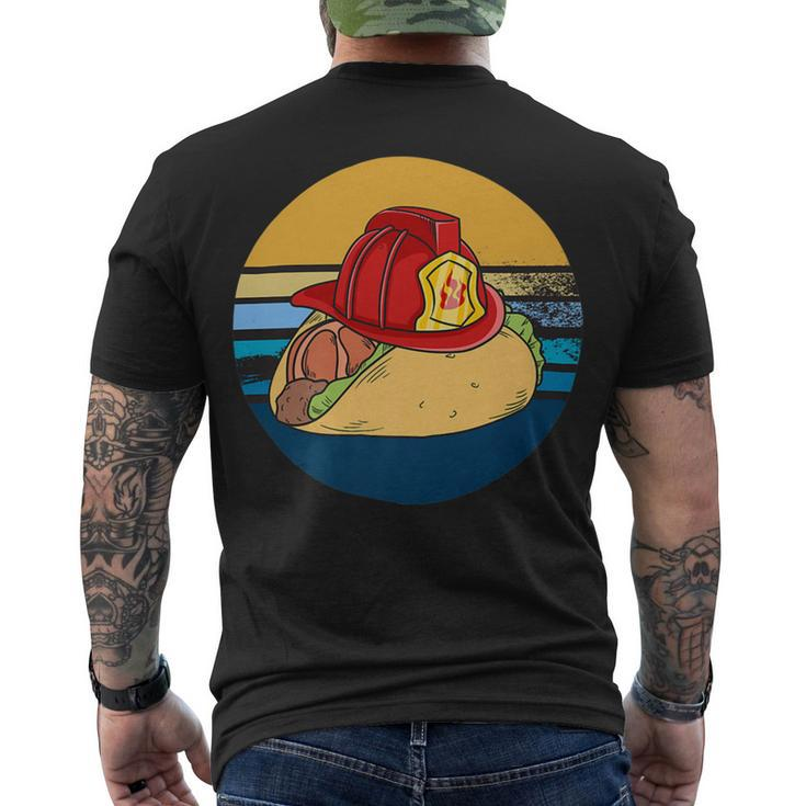 Firefighter Taco Firefighters Men's T-shirt Back Print