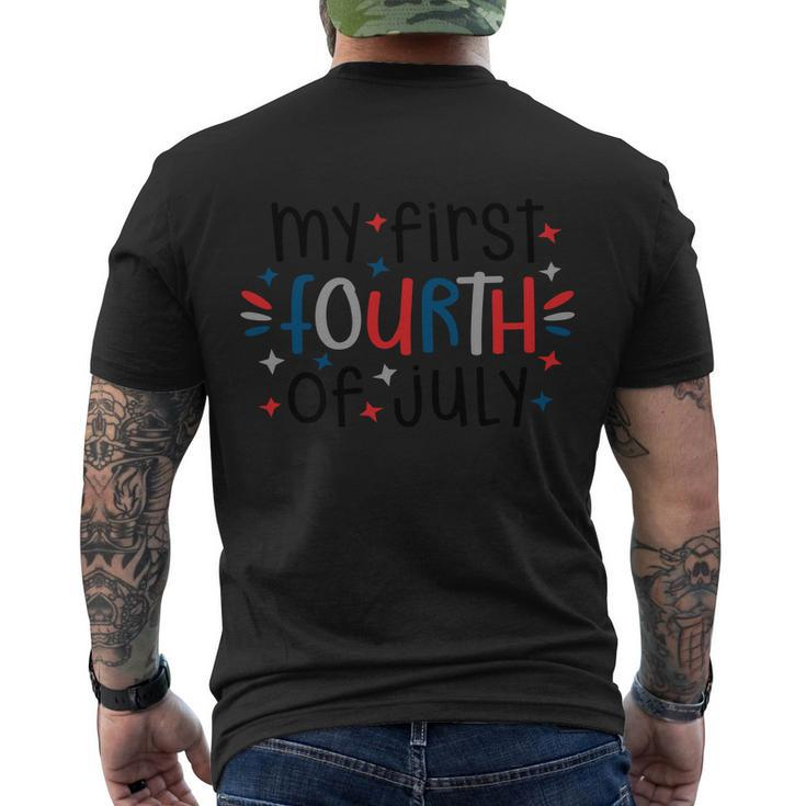 My First Fourth Of July Proud American Men's T-shirt Back Print