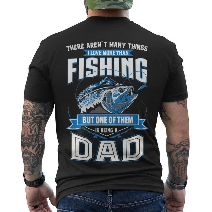 Fishing Dad V2 Men's Crewneck Short Sleeve Back Print T-shirt