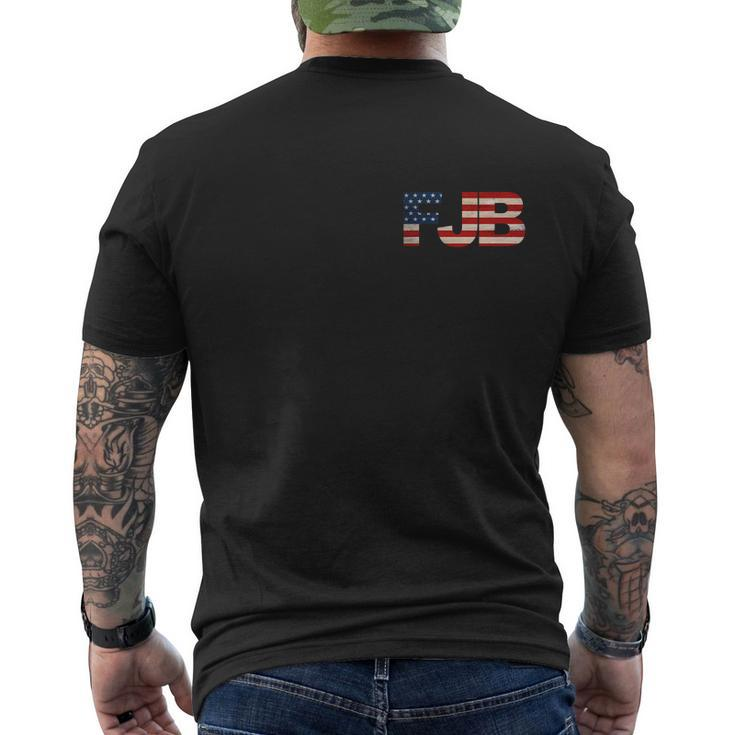 Fjb Pocket Logo FCk Joe Biden Back & Front Men's Crewneck Short Sleeve Back Print T-shirt