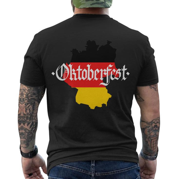 Flag Of Oktoberfest Tshirt Men's Crewneck Short Sleeve Back Print T-shirt