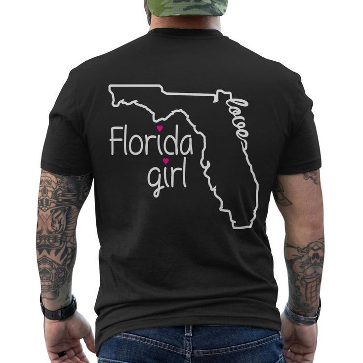 Florida Girl V3 Men's Crewneck Short Sleeve Back Print T-shirt